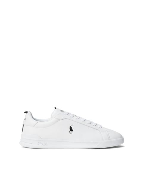 Polo Ralph Lauren logo-print leather sneakers