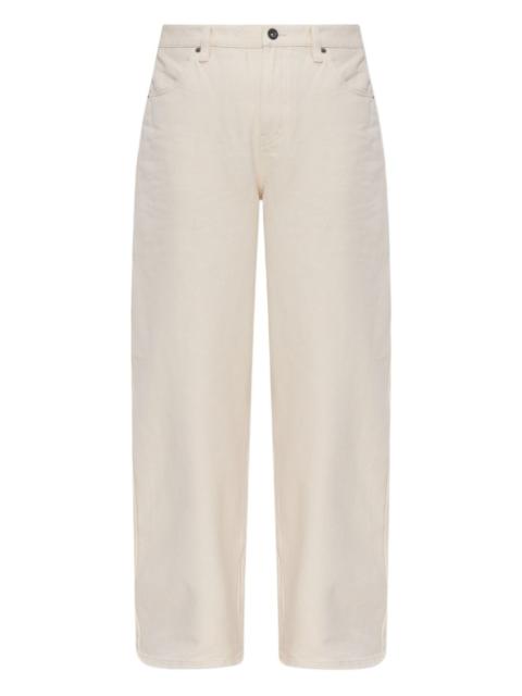 self-portrait tapered-leg jeans