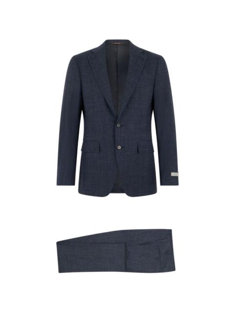 Canali buttoned single-breasted suit