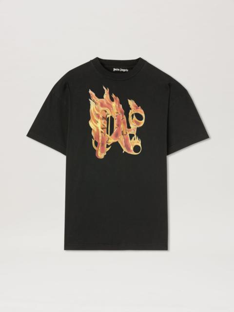 Palm Angels Burning Monogram T-Shirt