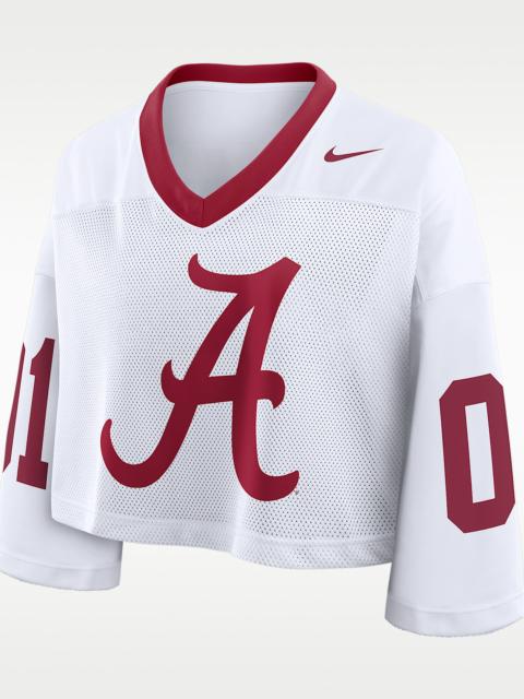 Nike Alabama Logo Women's Nike Dri-FIT College Cropped Jersey