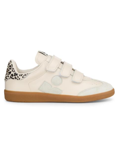 Isabel Marant Women's Beth Calf Hair Low-Top Sneakers - Chalk