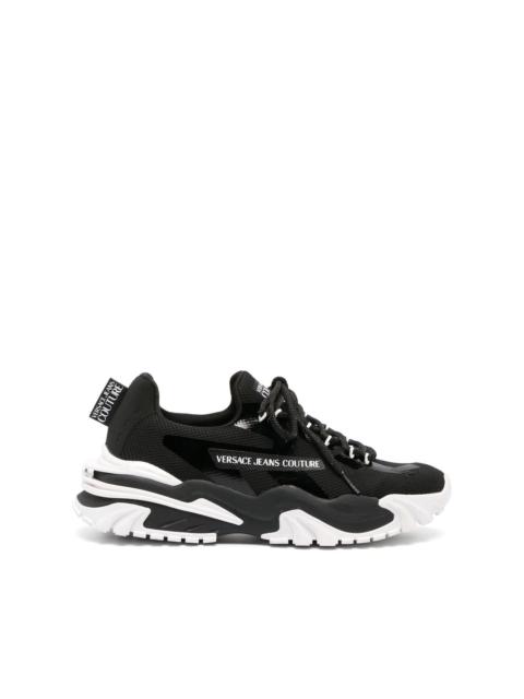 VERSACE JEANS COUTURE panelled lace-up sneakers