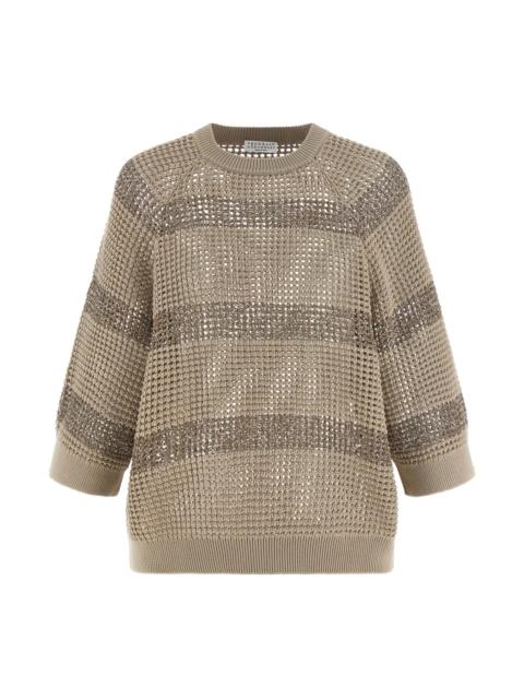 Brunello Cucinelli 'Dazzling Stripes' sweater