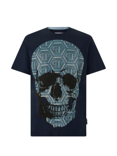 PHILIPP PLEIN round neck T-shirt skull monogram