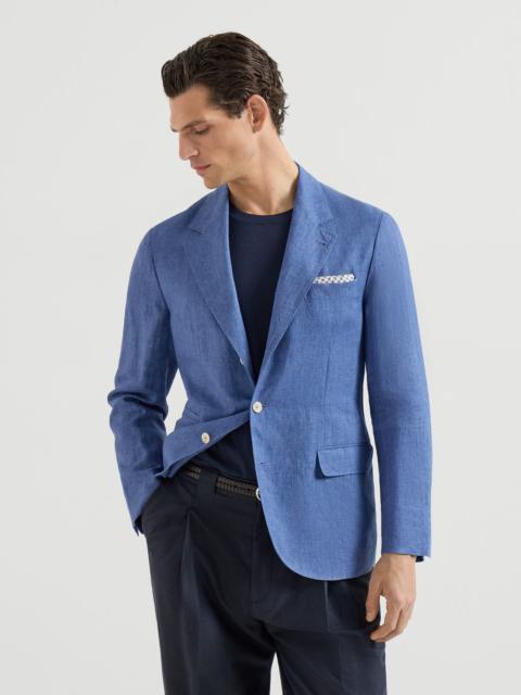 Brunello Cucinelli Délavé linen deconstructed blazer