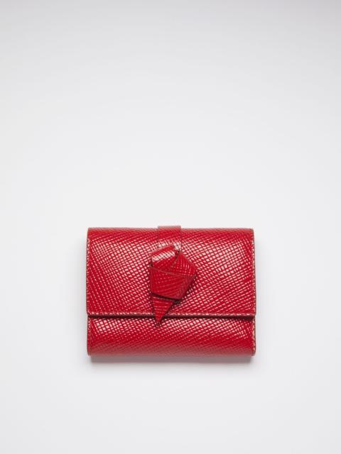 Acne Studios Musubi folded wallet - Bright Red