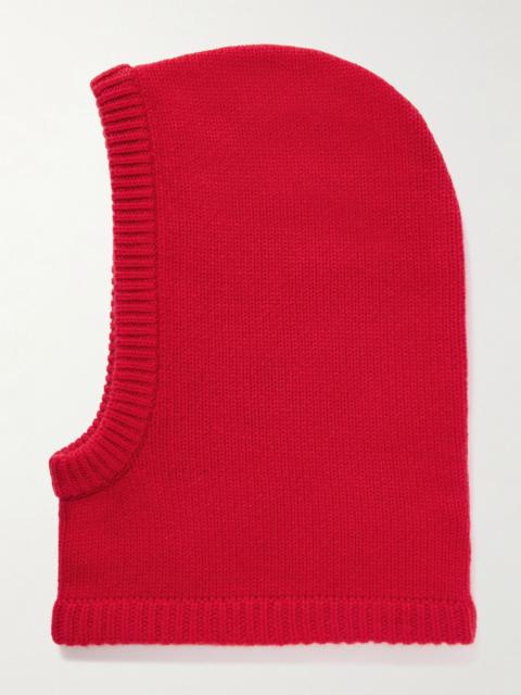 LISA YANG Astri cashmere balaclava Red