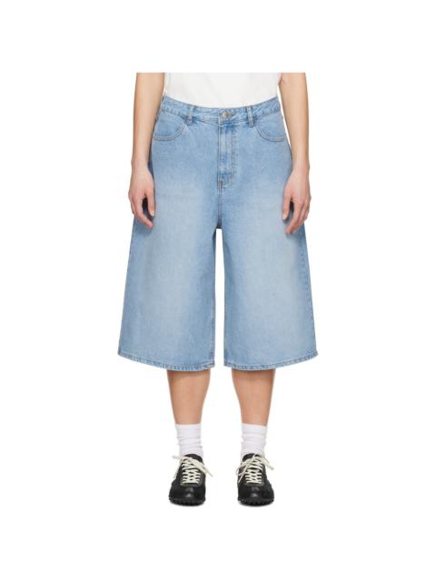 ADER error Sig 높 파괴적인 denim 반바지