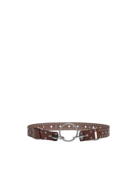 Martine Rose studded leather belt