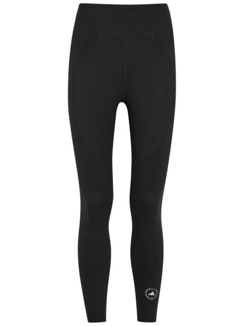 Stella McCartney Adidas X Stella Mccartney 7/8 Stretch-jersey Cropped Leggings