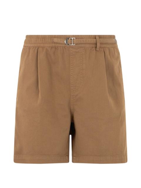 Roberto Cavalli pleated belted shorts