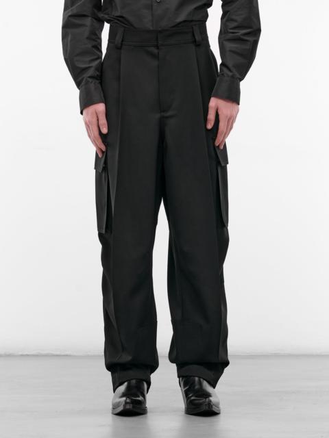 Bottega Veneta Black Cargo Pants