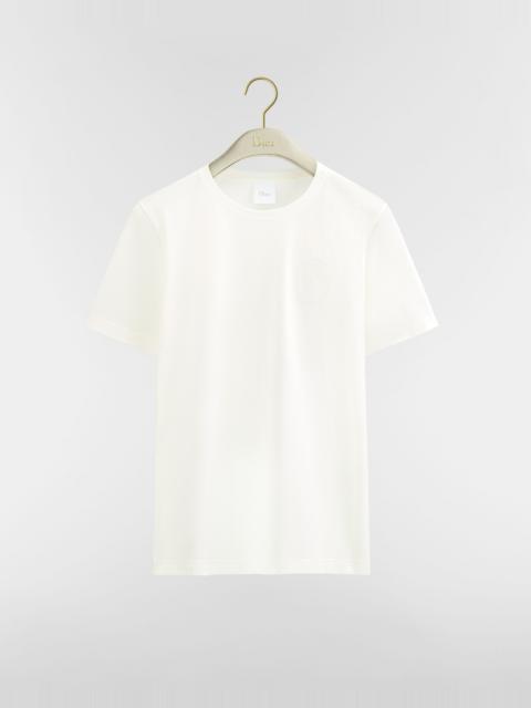 Dior Fitted Dior Médaillon Embroidered T-shirt