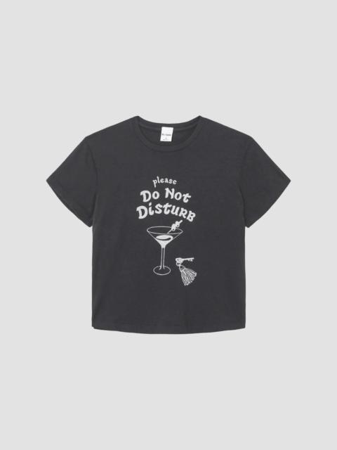 RE/DONE Women's Hanes DND 50's Boxy T-Shirt - Washed Black