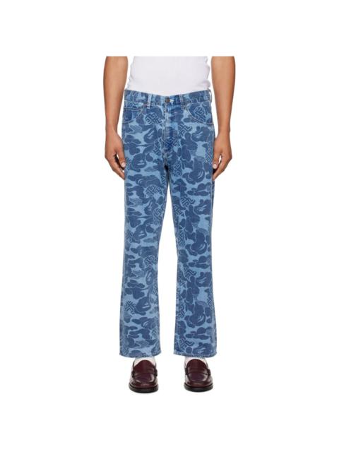 Blue Asia Camo Jeans