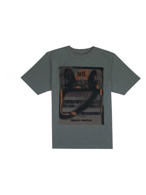Heron Preston Heron Preston Private Property T-Shirt Grey/Orange