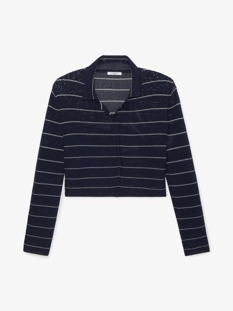 M.M.LaFleur Jolie Lapel Jardigan - Dot Jardigan Knit