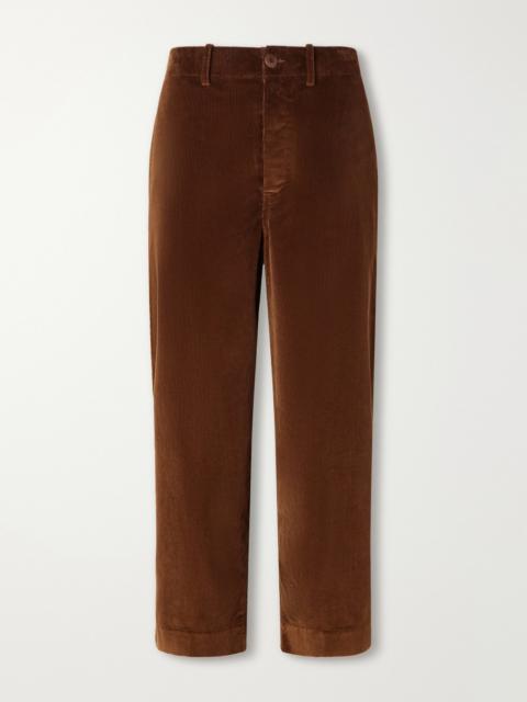 CASEY/CASEY Albello Straight-Leg Cotton-Corduroy Trousers