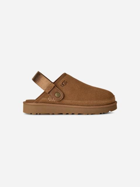 UGG ® Men's Goldencoast Clog II Suede Shoes in Chestnut