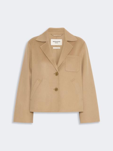 WEEKEND Max Mara PELOTA Double wool cropped jacket - CAMEL