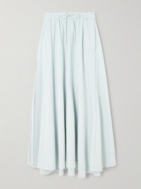 adidas Originals Pleated Piqué Midi Skirt
