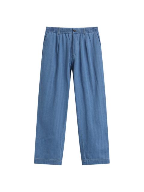 Universal Works Universal Works Herringbone Rec. Pleated Track Pant