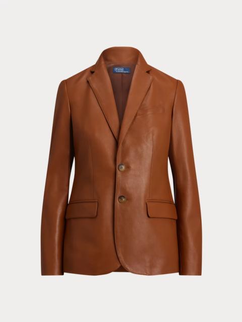 Polo Ralph Lauren Leather Blazer