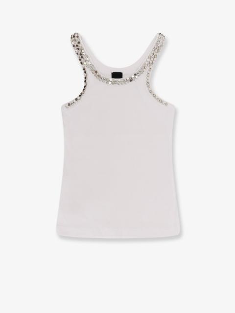 PINKO Coriandoli Cotton Tank Top