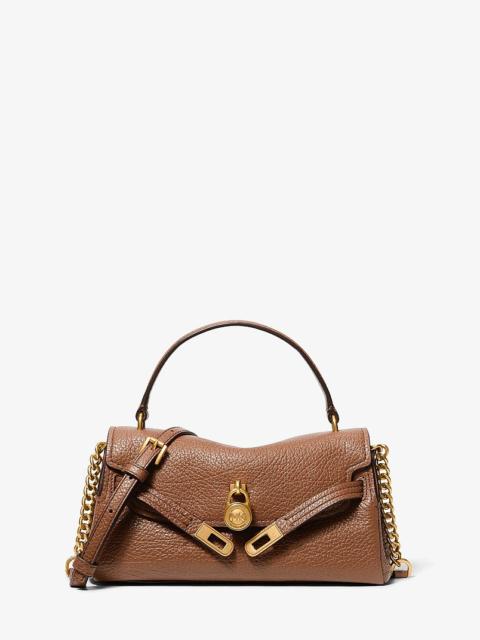 MICHAEL KORS Hamilton Moderne Extra-Small Textured Leather Slouchy Crossbody Bag