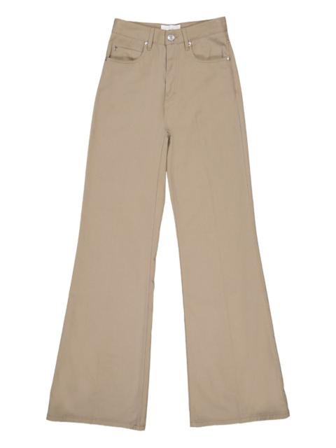 AMI Paris high-waist flared trousers