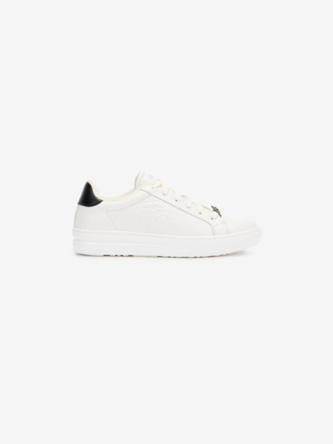 Roberto Cavalli Sneakers With Mirror Snake Monogram