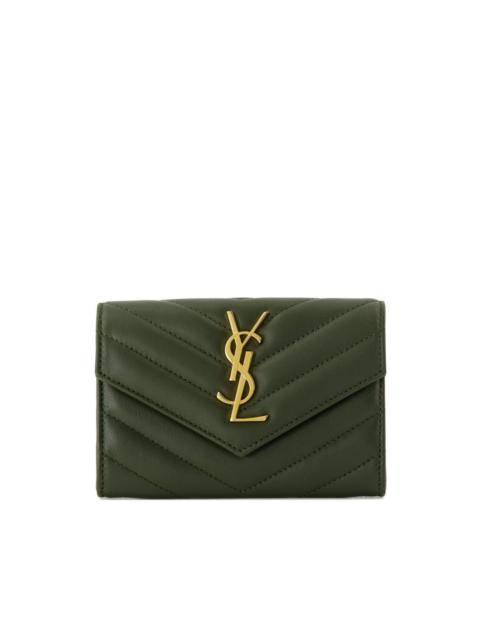 SAINT LAURENT small Cassandre Matelassé wallet