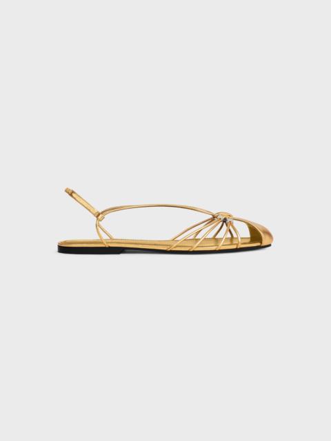 CELINE COCKTAIL SANDAL IN LAMINATED LAMBSKIN