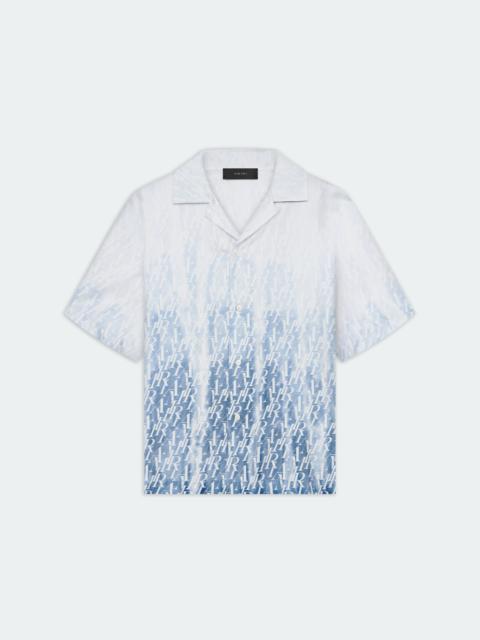 AMIRI GRADIENT AMIRI REPEAT BOWLING SHIRT