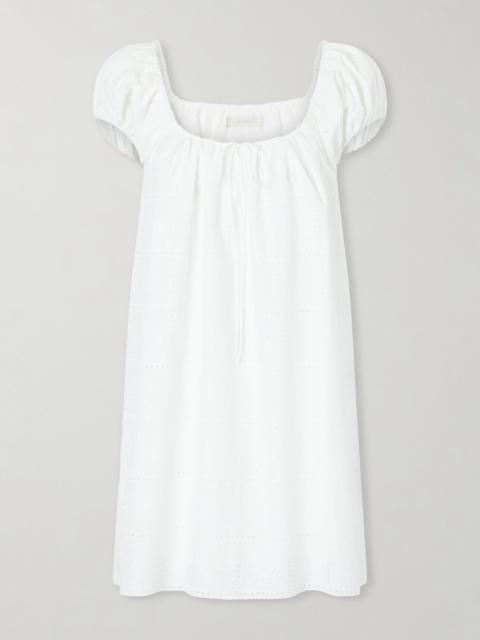 FAITHFULL Serafina Broderie Anglaise Mini Dress