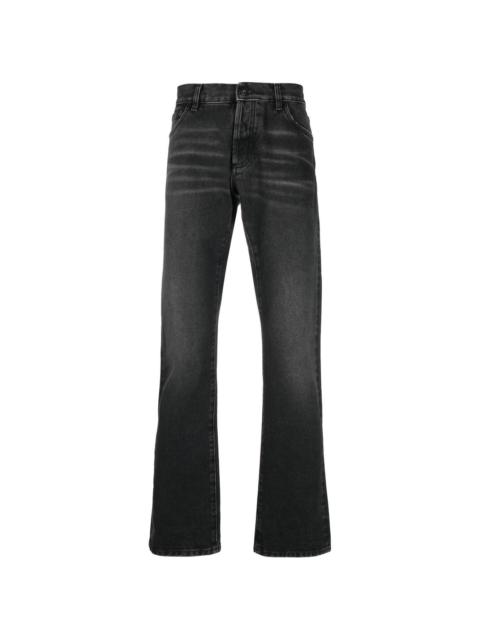 Medium Stone Cross slim-fit jeans