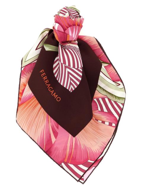 FERRAGAMO 'Brezza' print scarf