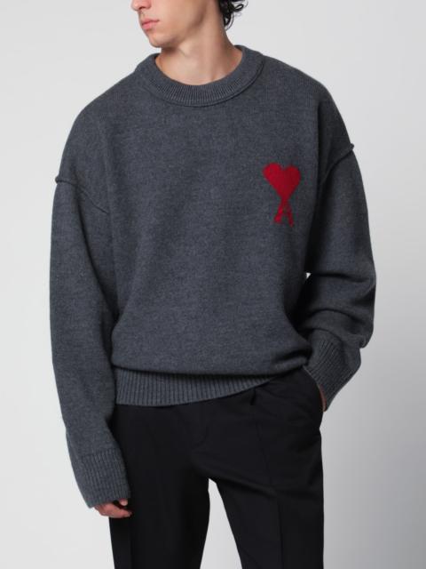 AMI Paris Dark grey Ami De Coeur sweater