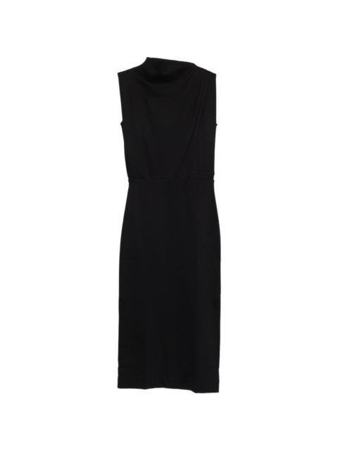 soeur Gemma draped sleeveless midi dress