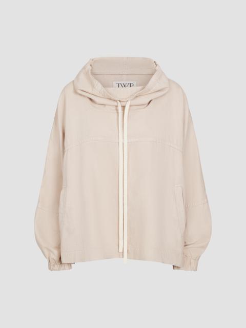 TWP Women's Pull Me Over Seam Hoodie - Bone