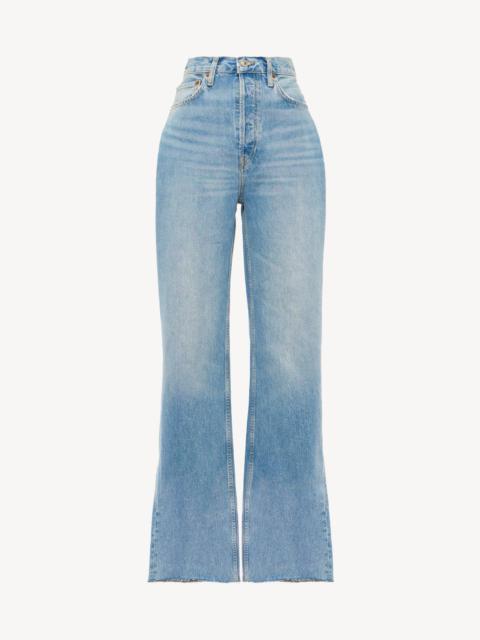 RE/DONE High-rise wide-leg jeans