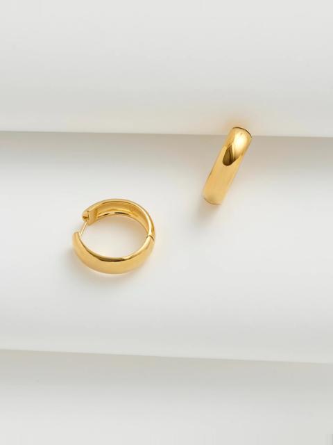 Madewell Demi-Fine Chunky Medium Hoop Earrings