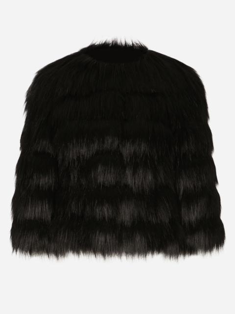 Dolce & Gabbana Faux fur jacket