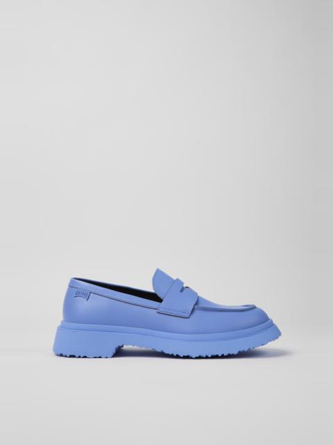 CAMPER Walden Blue leather loafers for men