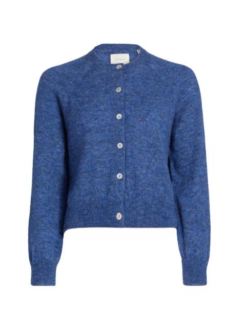 DÔEN Women's Petra Alpaca-Blend Cardigan - Blue Dusk