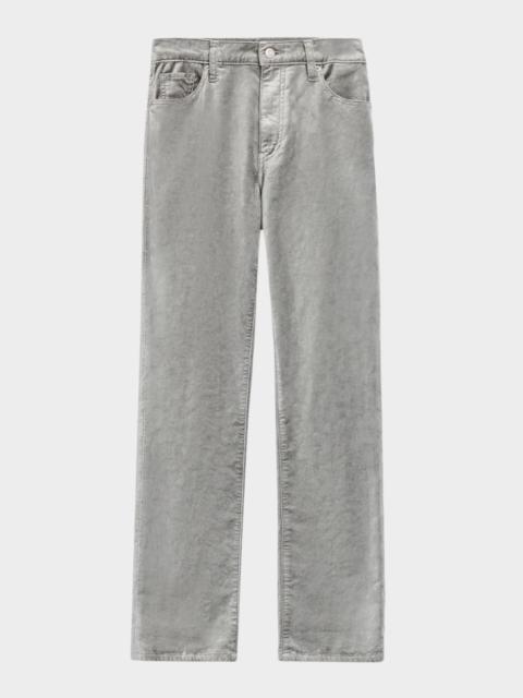 FRAME Le Sleek Straight Velvet Jeans