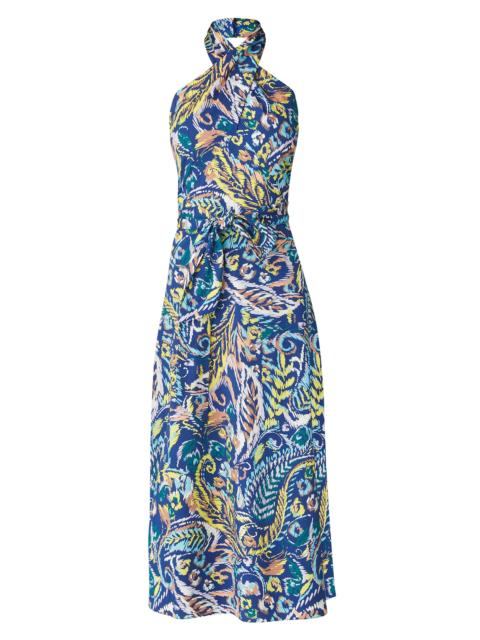 Shoshanna Women's Beekman Paisley Halter Midi-Dress - Botanic