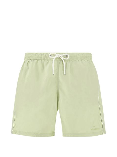 Paul & Shark logo-embroidery swim shorts