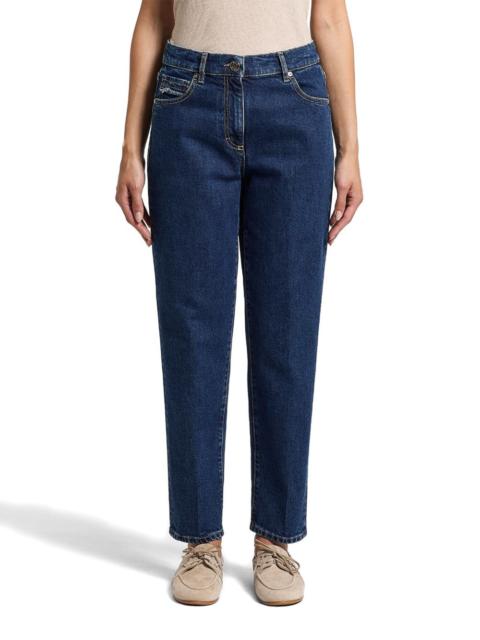 PESERICO frayed-detail jeans
